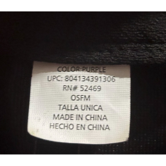 Athletic Works Women’s Ponytail Baseball Cap Pastel Purple Nylon Strapback OSFM - Picture 4 of 9